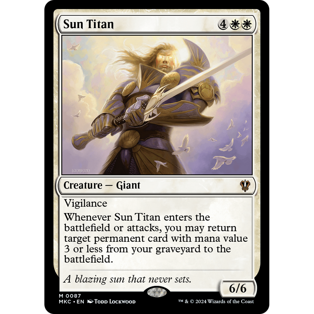 Sun Titan (MKC-087) - Murders at Karlov Manor Commander