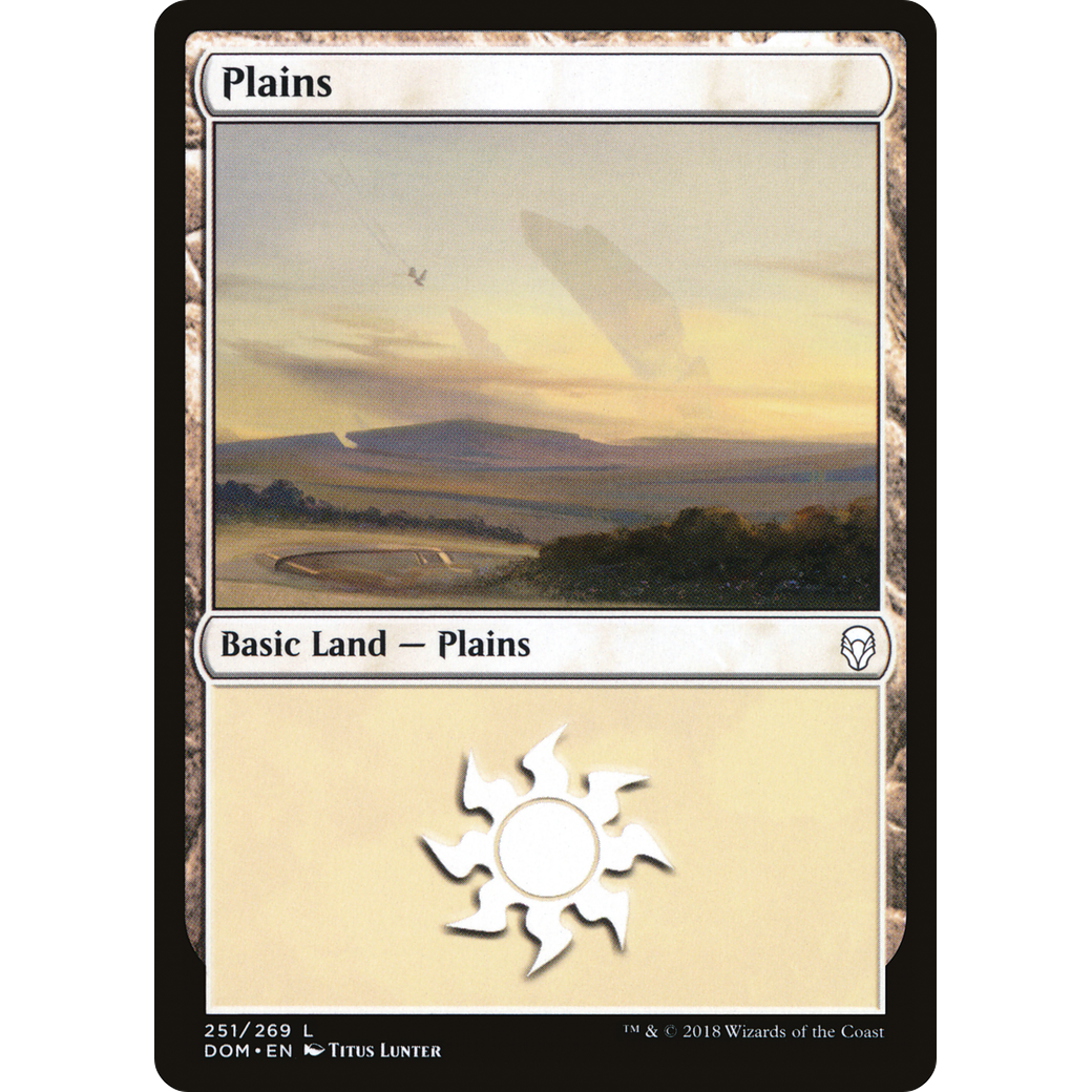 Plains (251) (DOM-251) - Dominaria Foil