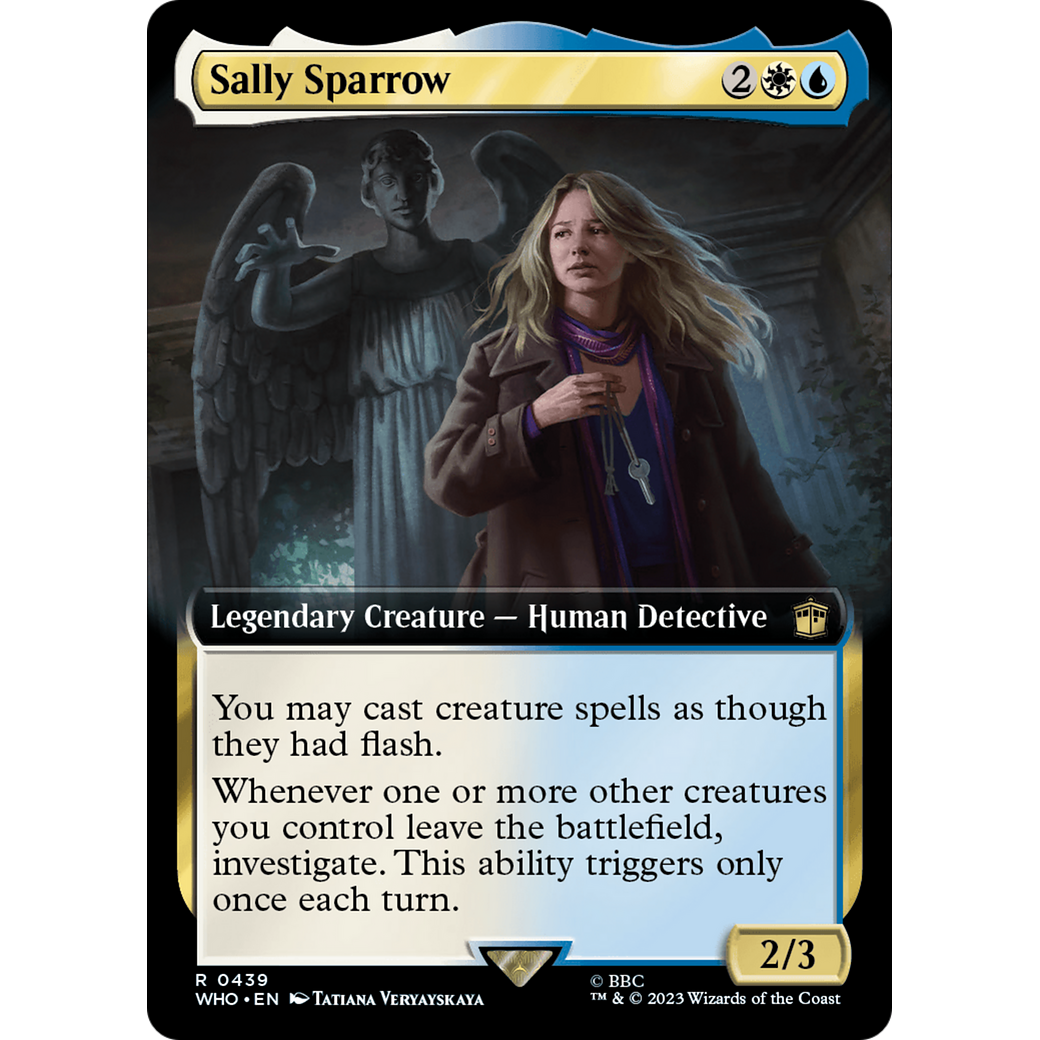 Sally Sparrow (Extended Art) (WHO-439) - Doctor Who: (Extended Art)