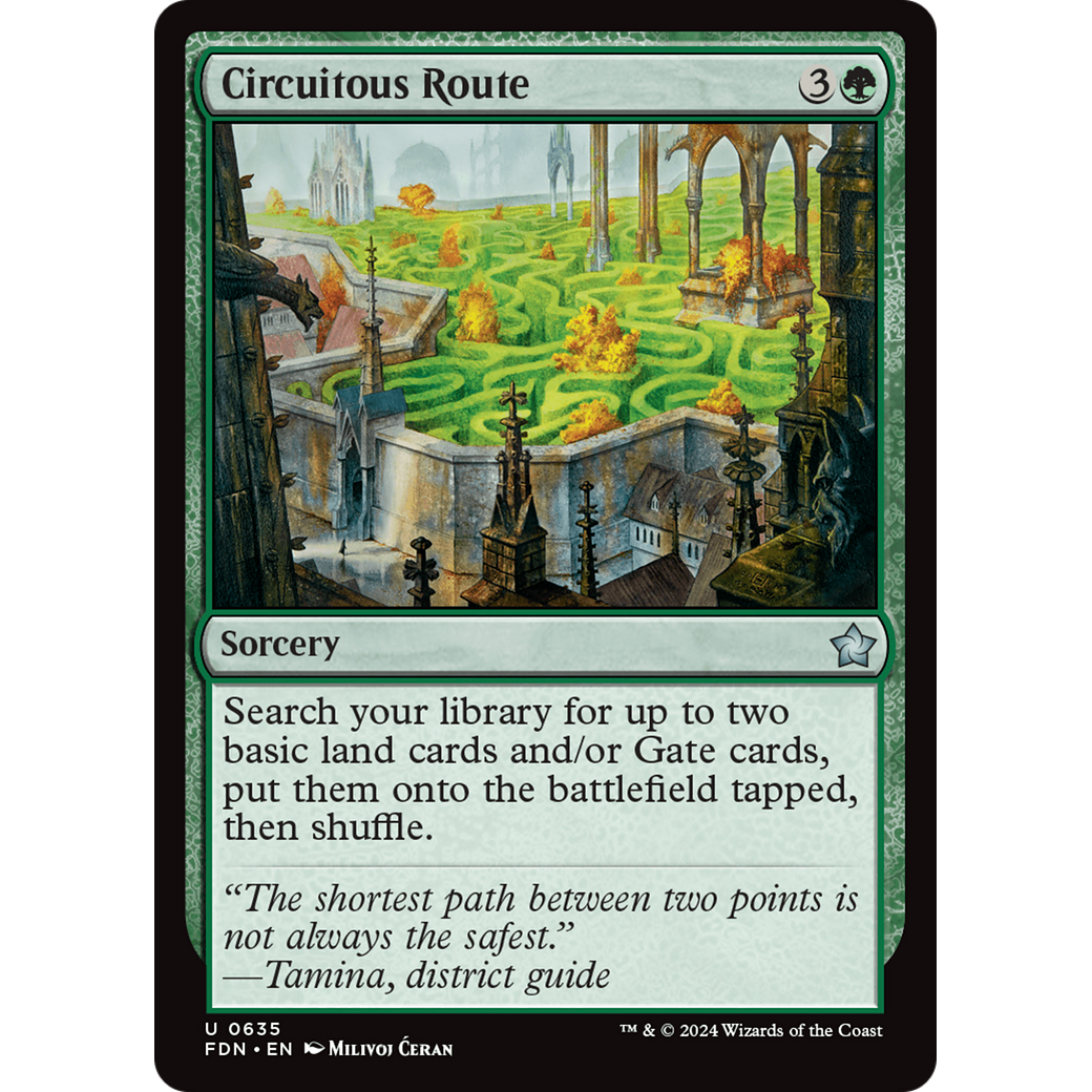 Circuitous Route (FDN-635) - Foundations