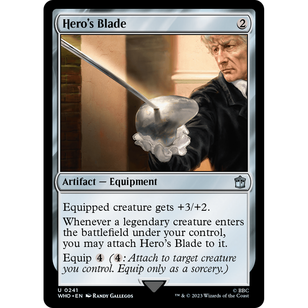 Hero's Blade (WHO-241) - Doctor Who