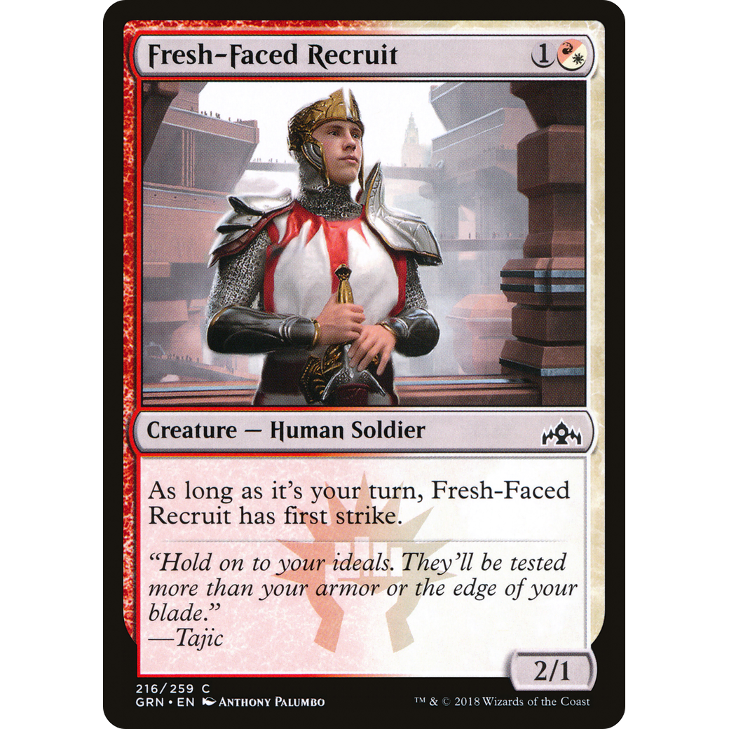 Fresh-Faced Recruit (GRN-216) - Guilds of Ravnica