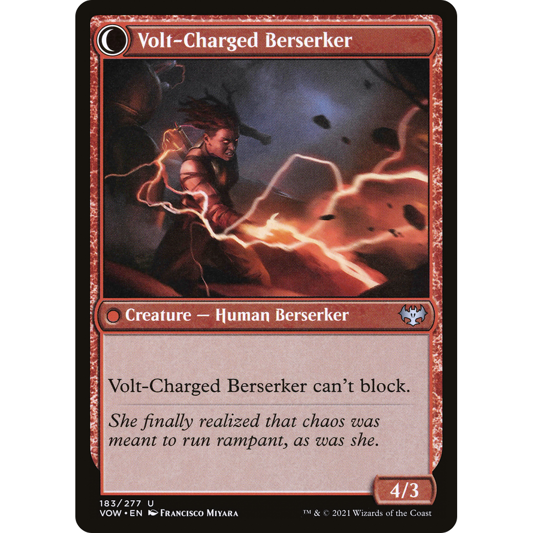 Voltaic Visionary (VOW-183) - Innistrad: Crimson Vow: (Double Faced Transform)