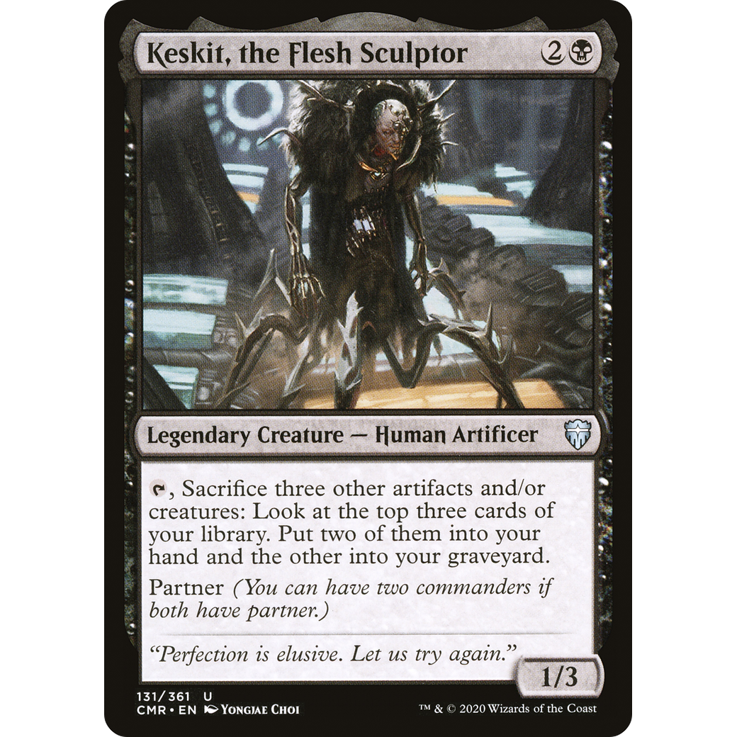 Keskit, the Flesh Sculptor (CMR-131) - Commander Legends Foil