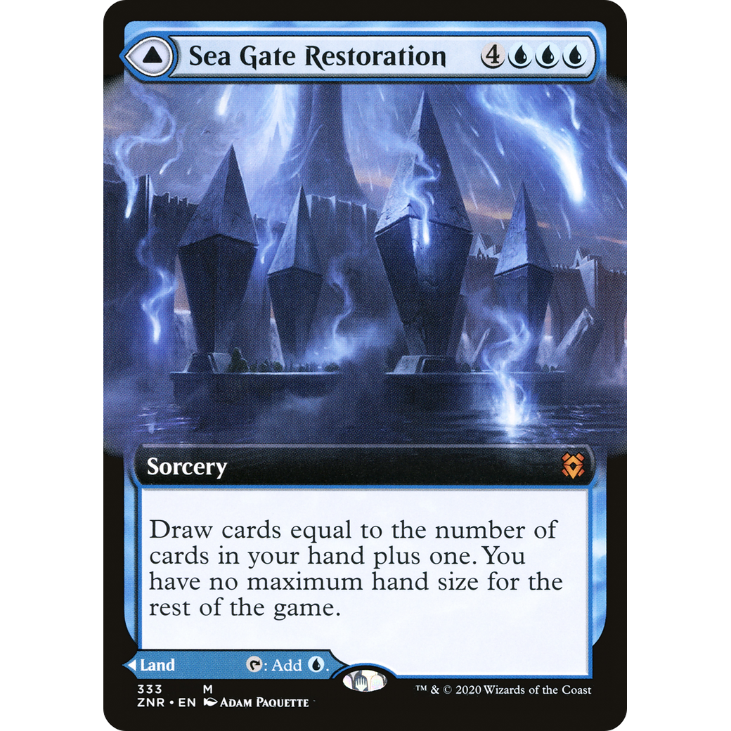 Sea Gate Restoration (Extended Art) (ZNR-333) - Zendikar Rising: (Extended Art)
