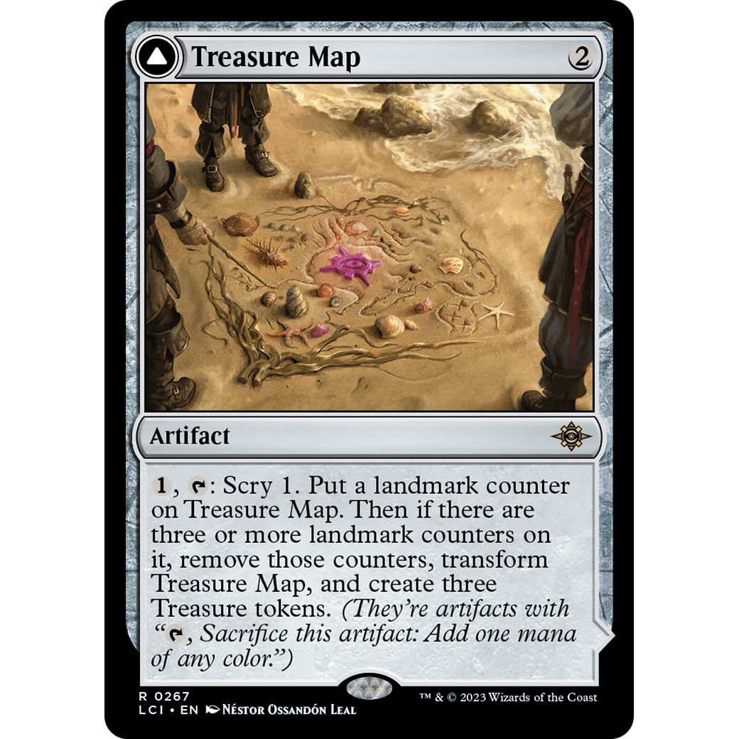 Treasure Map // Treasure Cove (LCI-267) - The Lost Caverns of Ixalan