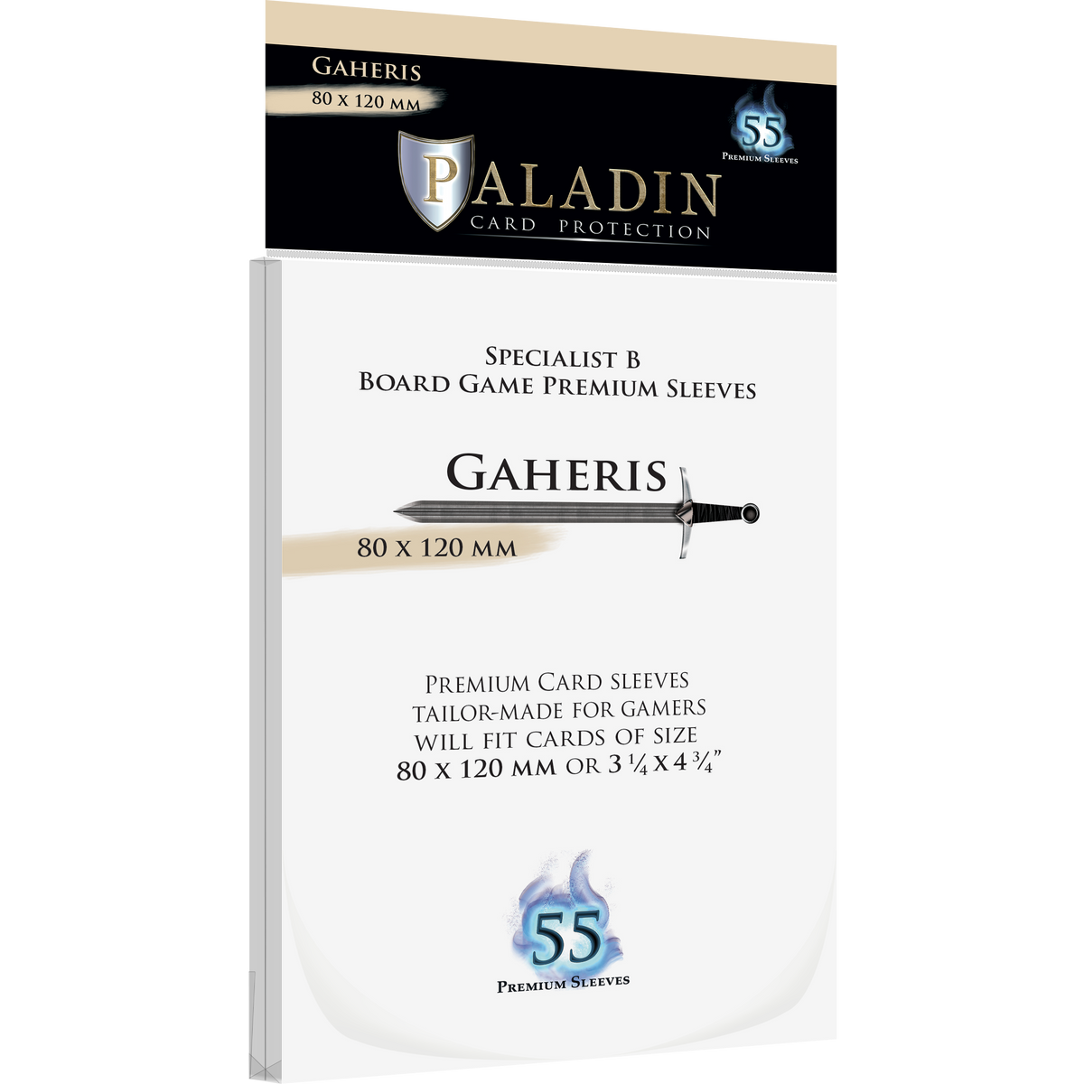 Paladin Card Protectors - Clear Gloss Large Sizes: Dagonet – 87.5x100mm