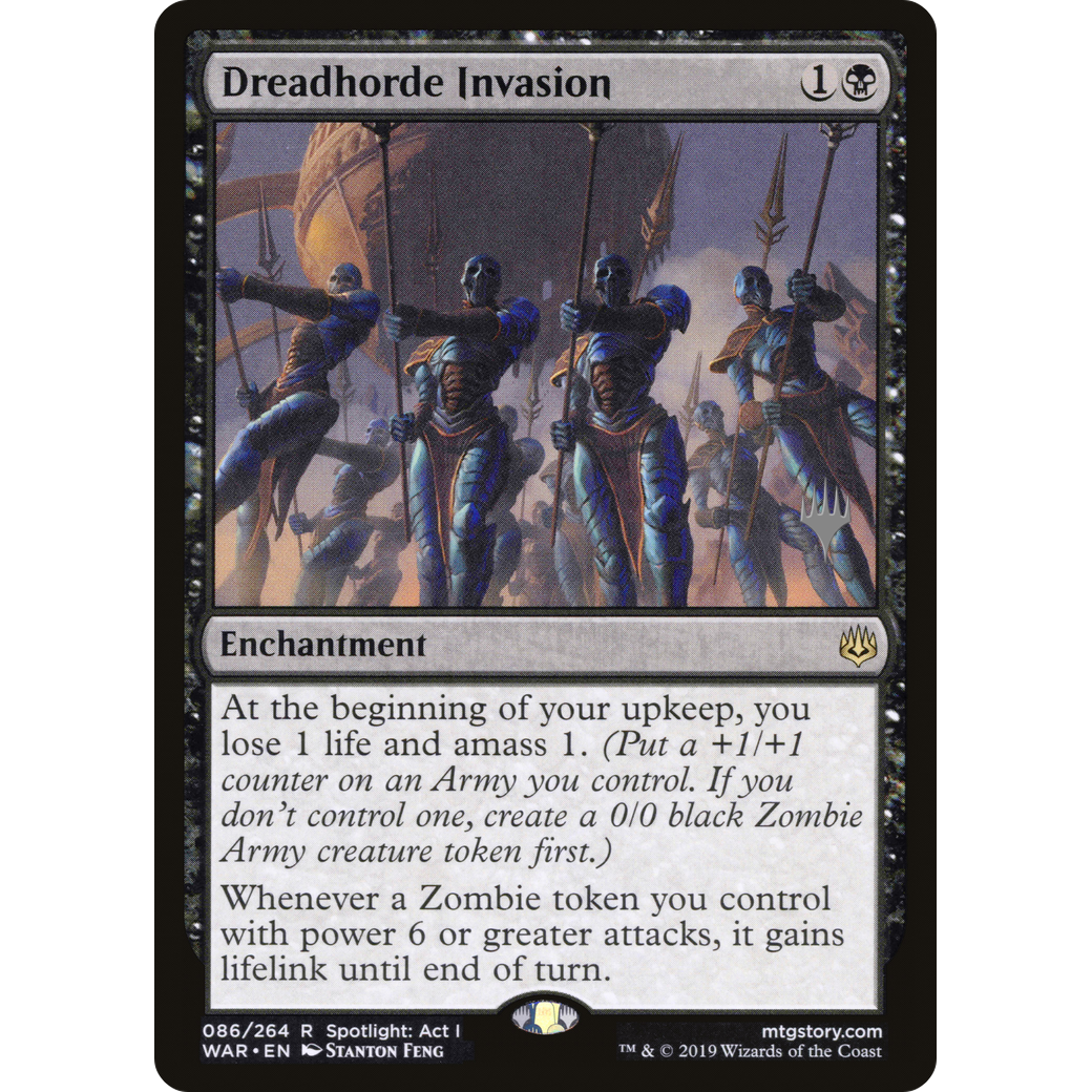 Dreadhorde Invasion (PPELD-086) - War of the Spark Promos Foil