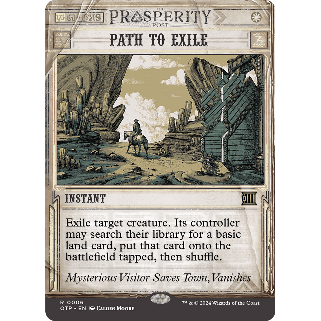Path to Exile (OTP-006) - Breaking News: (Showcase) (Borderless)