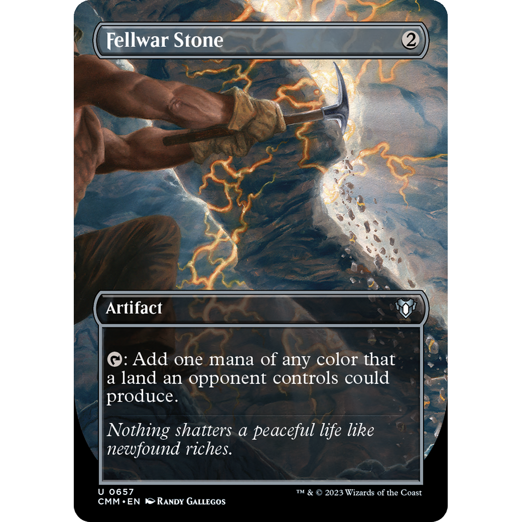 Fellwar Stone (CMM-657) - Commander Masters (Borderless) Foil
