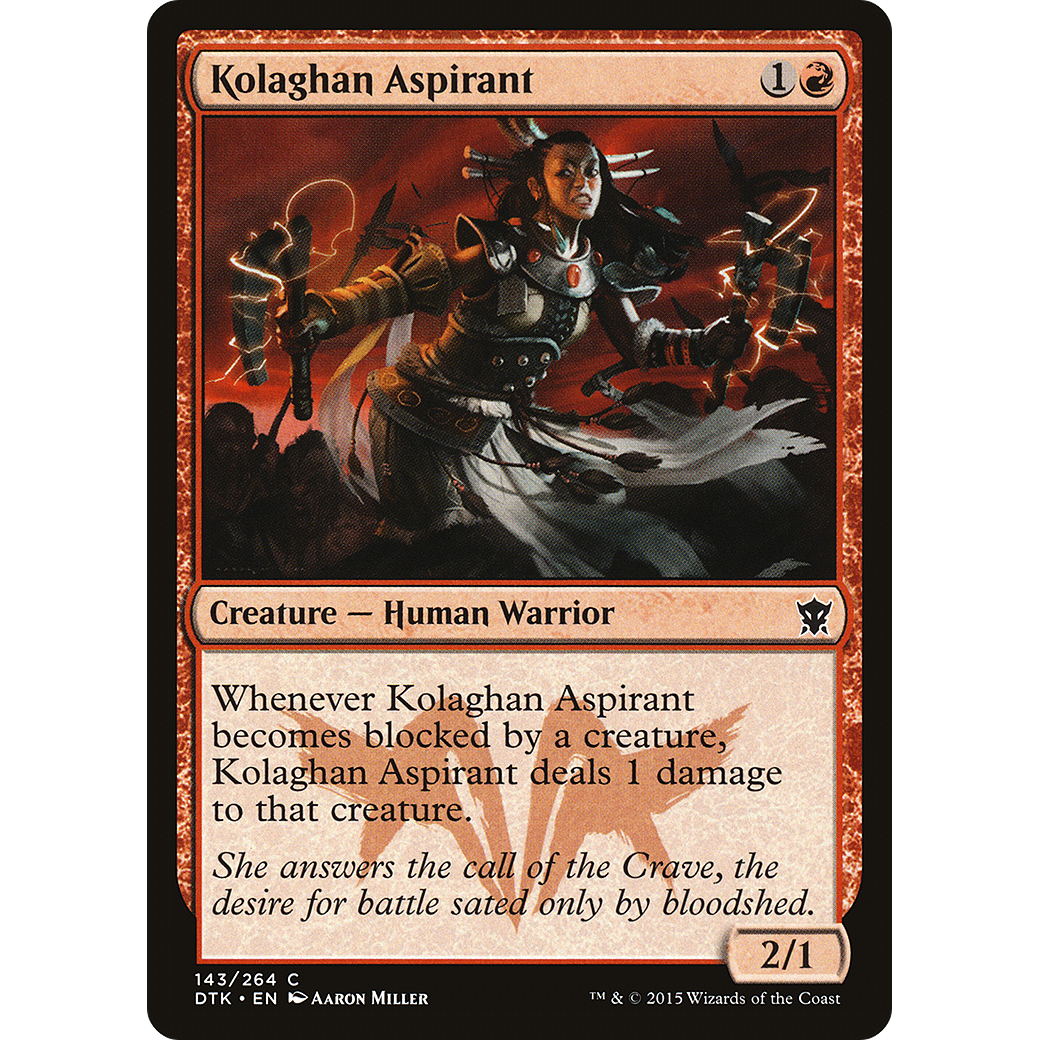 Kolaghan Aspirant (DTK-143) - Dragons of Tarkir