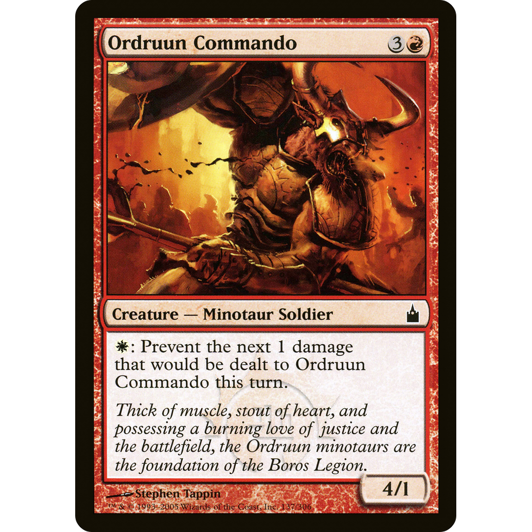 Ordruun Commando (RAV-137) - Ravnica: City of Guilds Foil