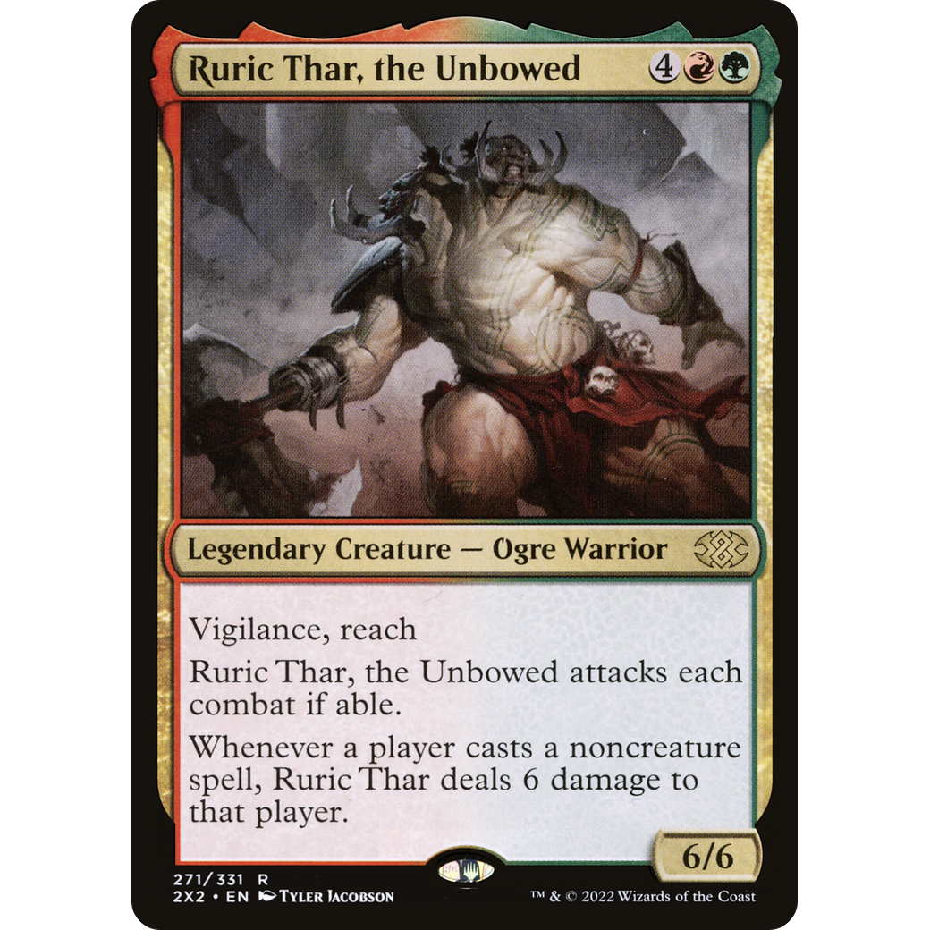 Ruric Thar, the Unbowed (2X2-271) - Double Masters 2022 Foil