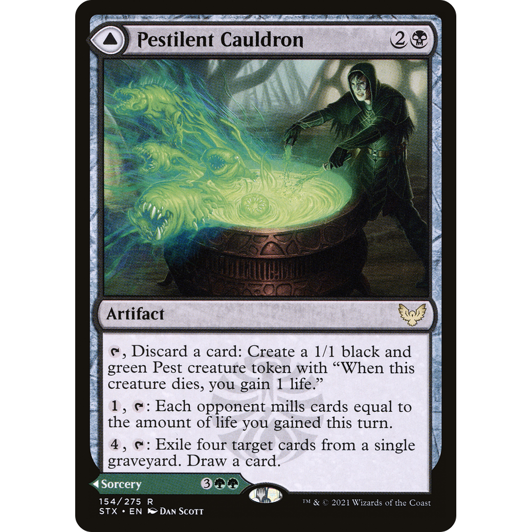 Pestilent Cauldron (STX-154) - Strixhaven: School of Mages Foil