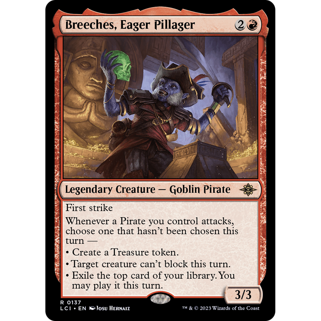 Breeches, Eager Pillager (LCI-137) - The Lost Caverns of Ixalan