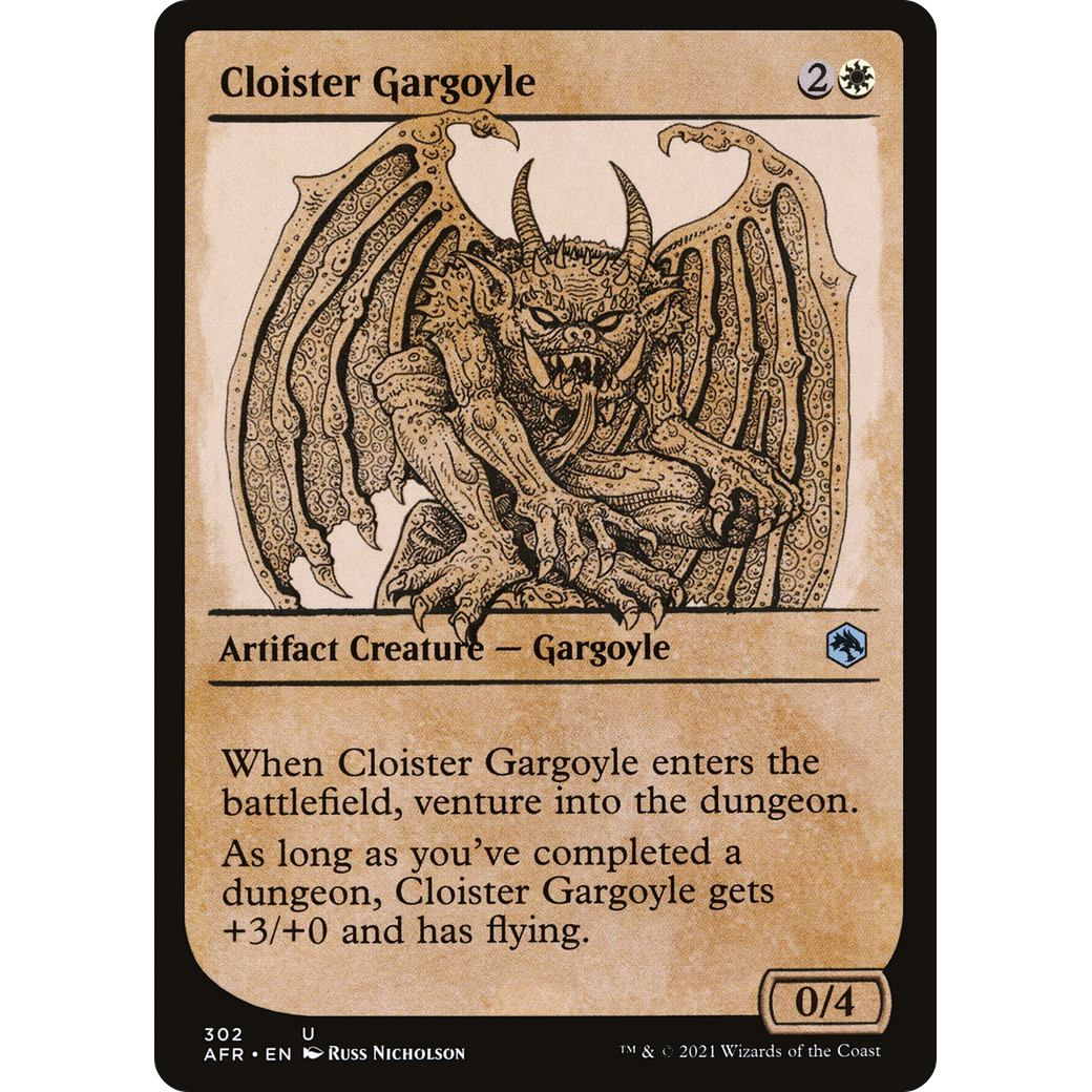 Cloister Gargoyle (Showcase) (AFR-302) - Adventures in the Forgotten Realms: (Showcase)