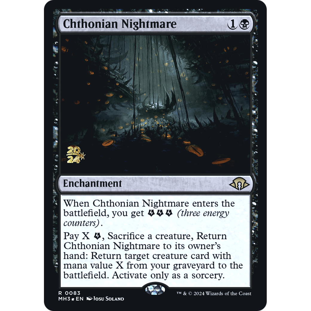 Chthonian Nightmare (PRE-83S) - Modern Horizons 3 Promos Foil