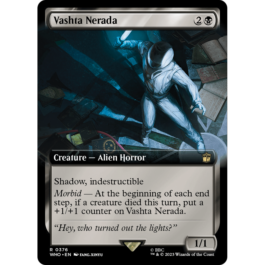 Vashta Nerada (Extended Art) (WHO-376) - Doctor Who: (Extended Art) Foil