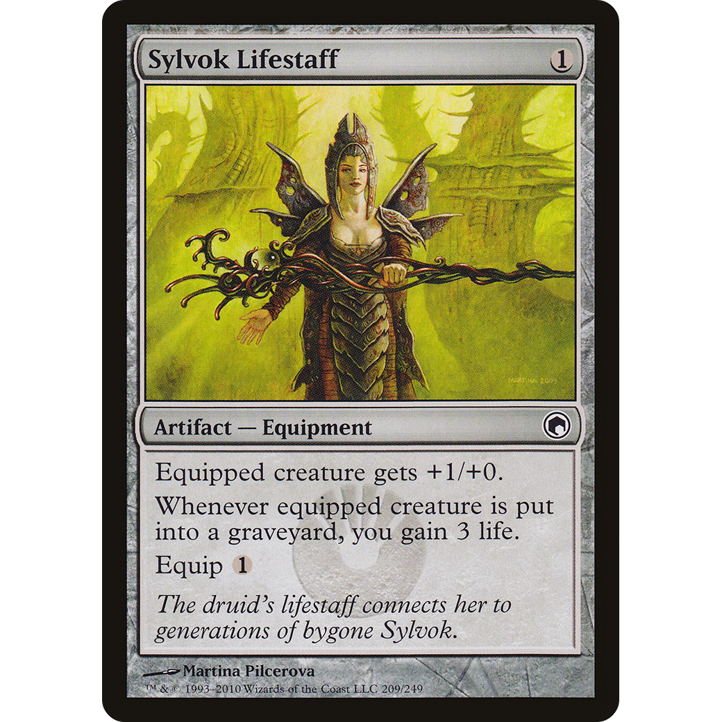 Sylvok Lifestaff (SOM-209) - Scars of Mirrodin