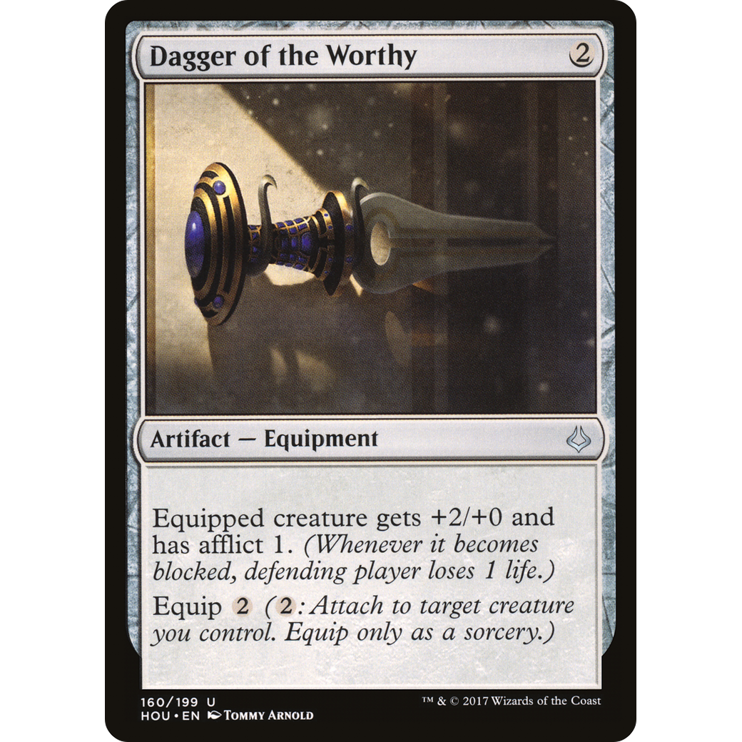 Dagger of the Worthy (HOU-160) - Hour of Devastation Foil