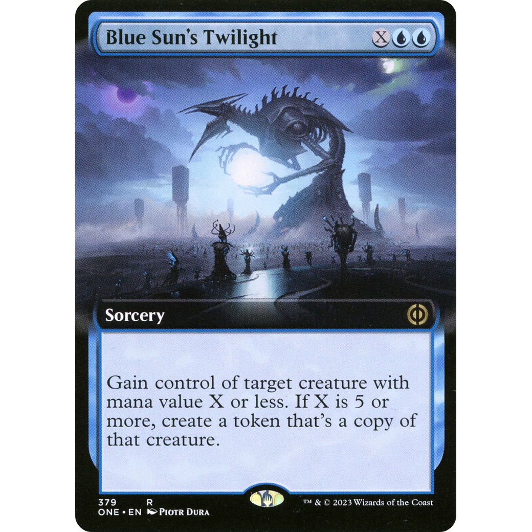 Blue Sun's Twilight (ONE-379) - Phyrexia: All Will Be One: (Extended Art)