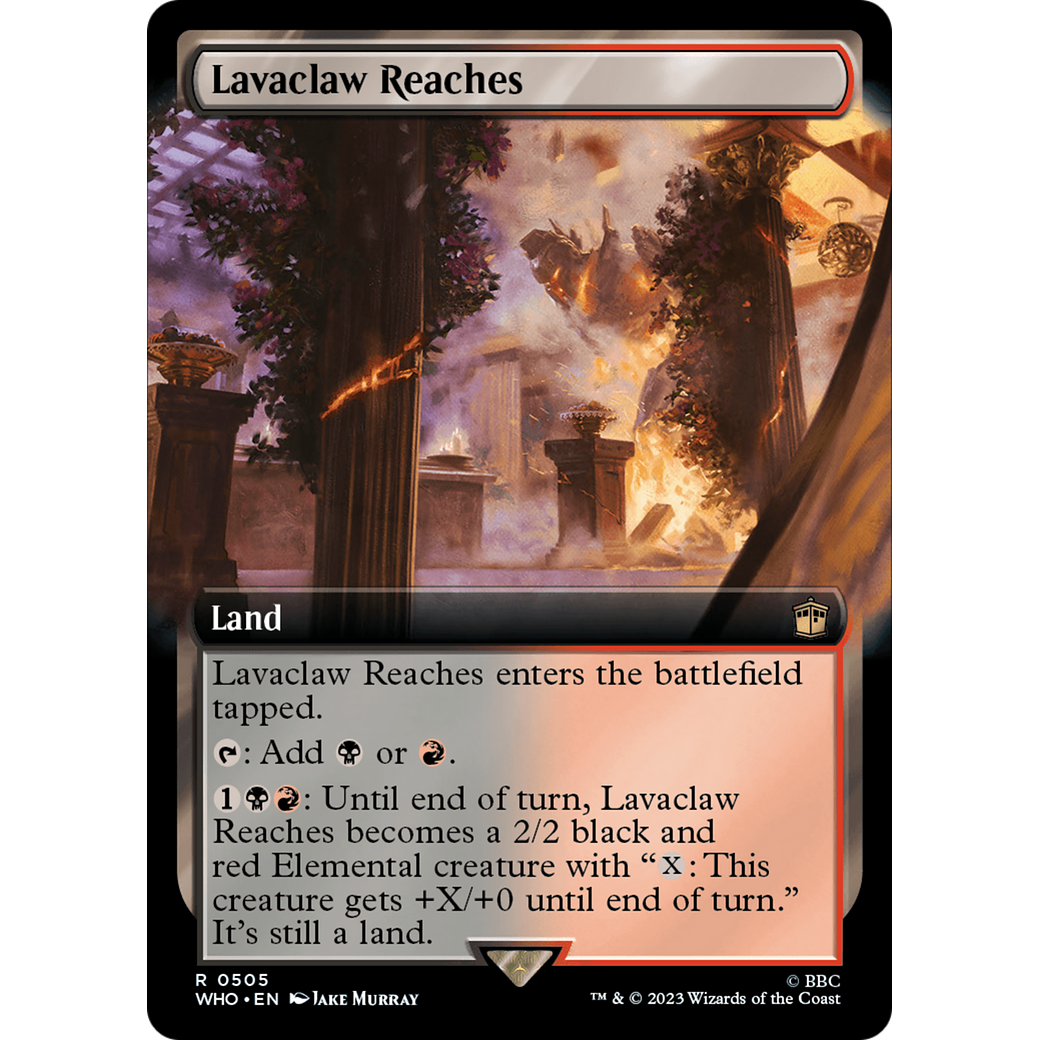 Lavaclaw Reaches (Extended Art) (WHO-505) - Doctor Who: (Extended Art)