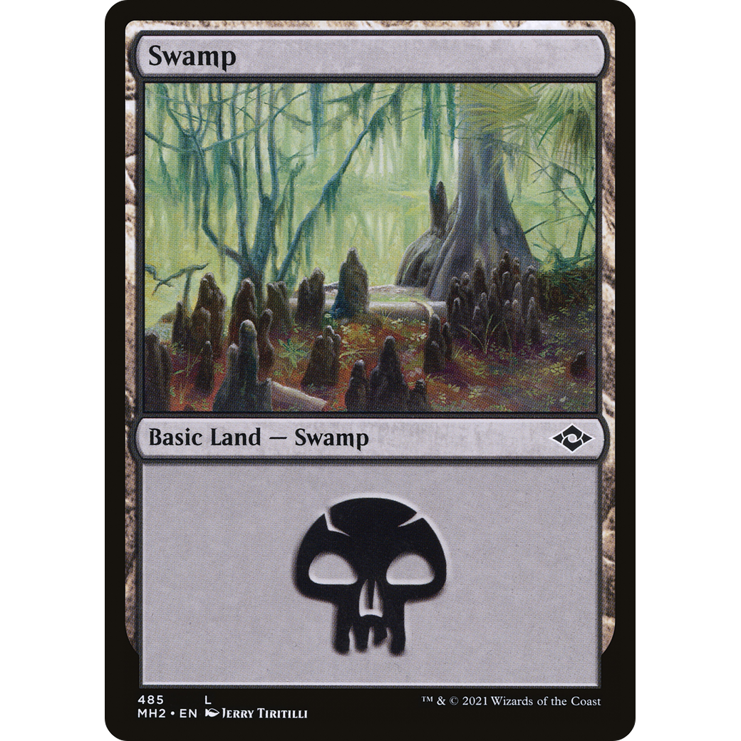 Swamp (485) (MH2-485) - Modern Horizons 2 Foil