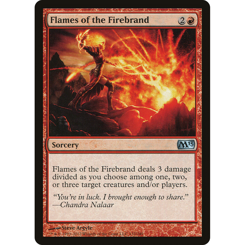 Flames of the Firebrand (M13-132) - Magic 2013 Foil