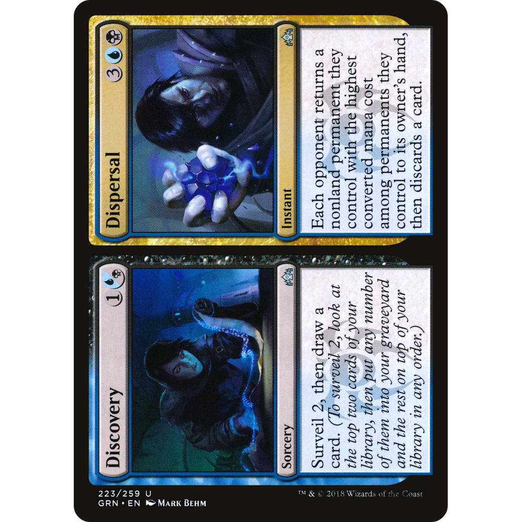 Discovery // Dispersal (GRN-223) - Guilds of Ravnica
