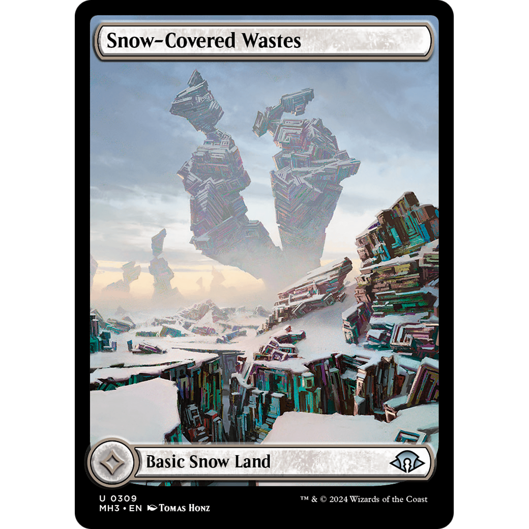 Snow-Covered Wastes (MH3-309) - Modern Horizons 3 Foil