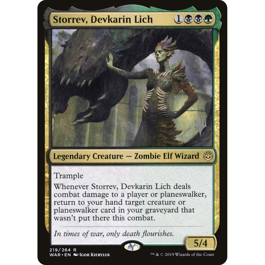 Storrev, Devkarin Lich (PPELD-219) - War of the Spark Promos