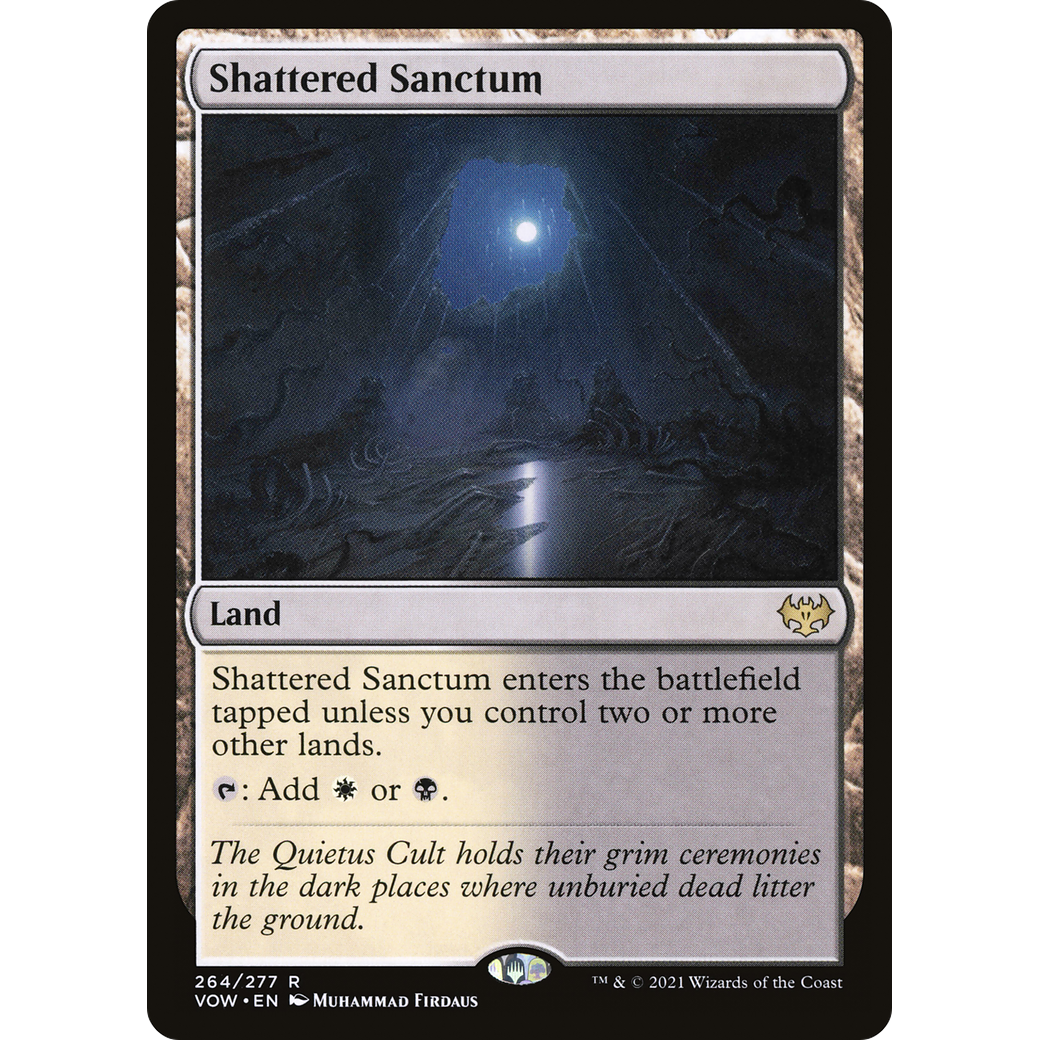 Shattered Sanctum (VOW-264) - Innistrad: Crimson Vow Foil