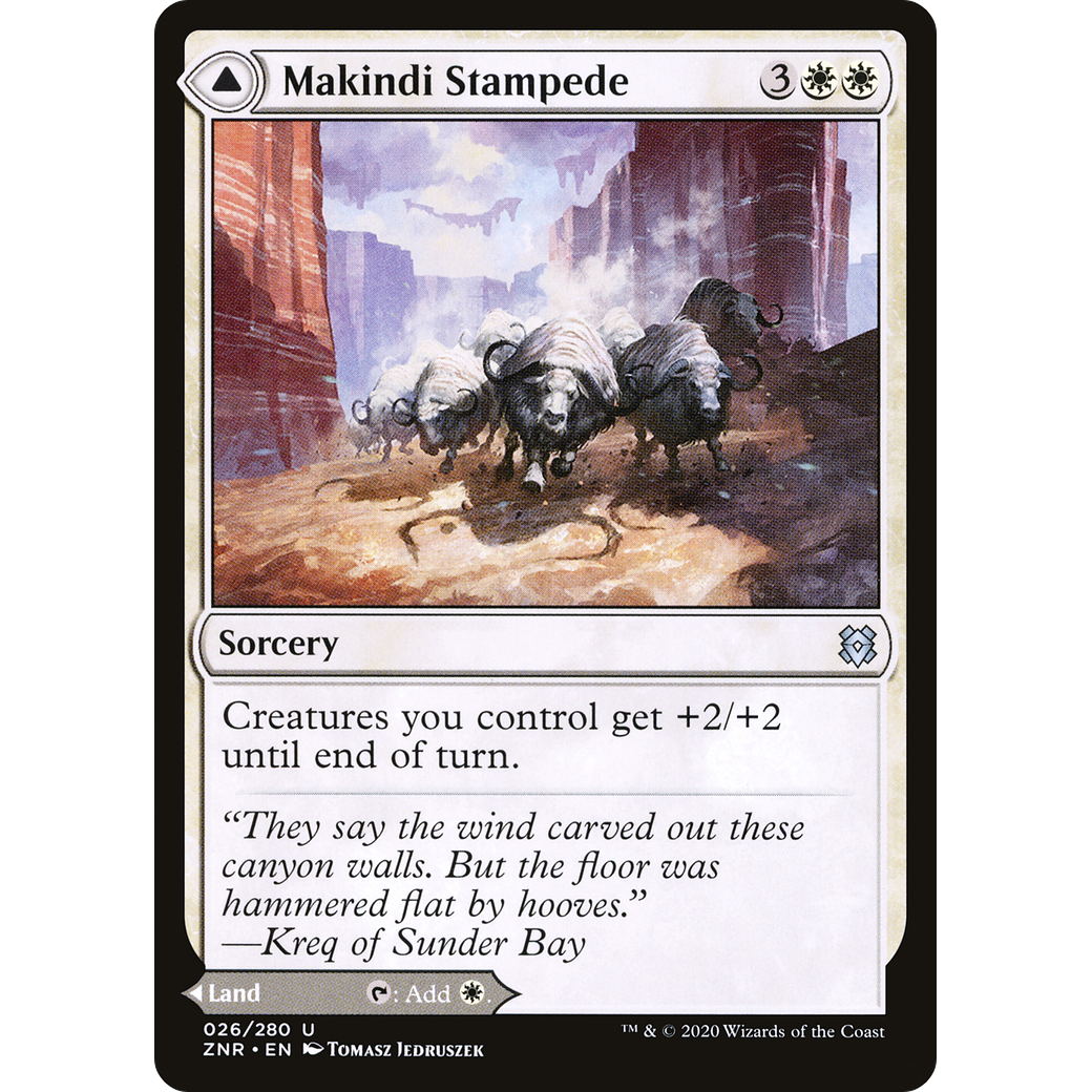 Makindi Stampede (ZNR-026) - Zendikar Rising Foil