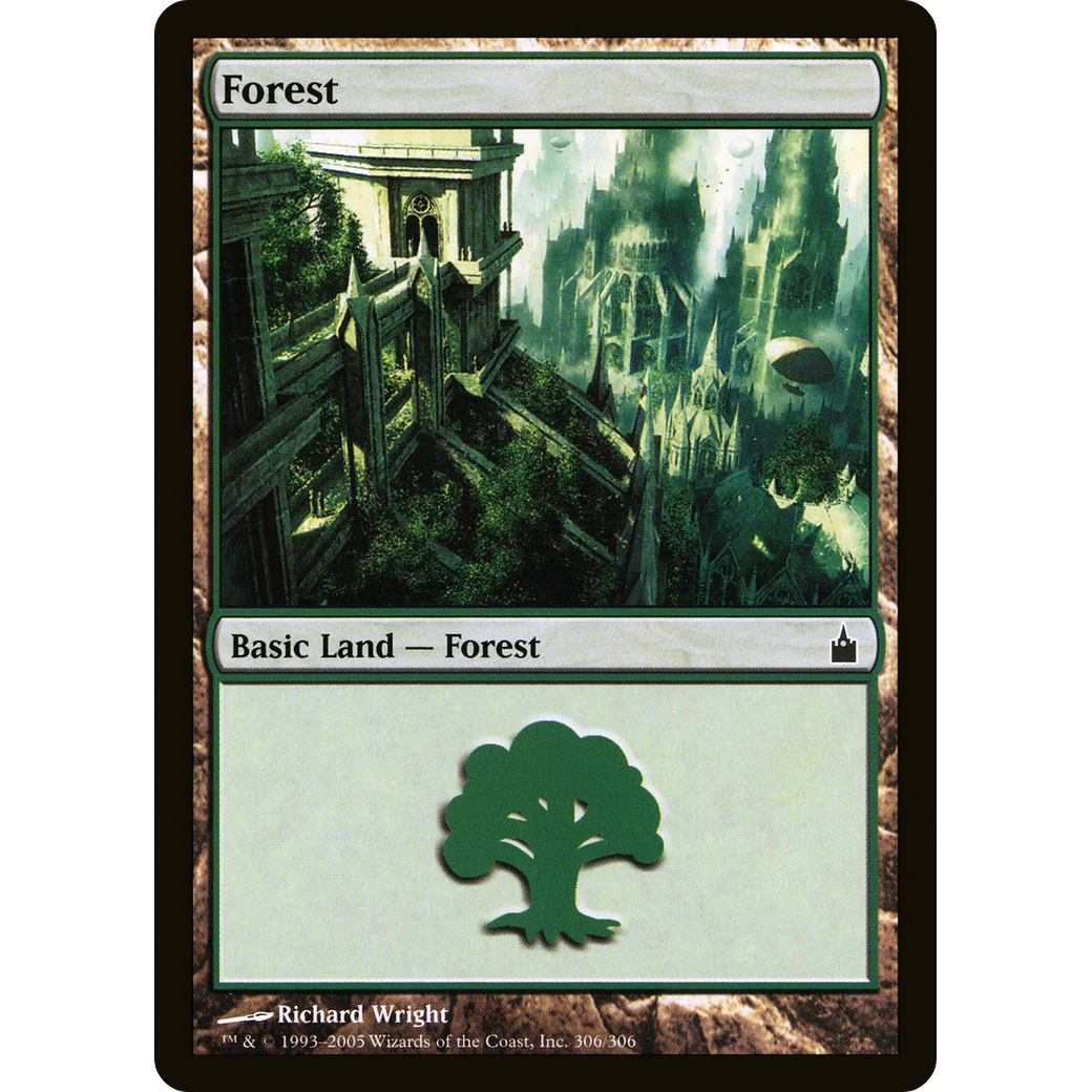 Forest (306) (RAV-306) - Ravnica: City of Guilds