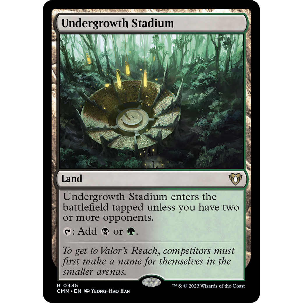 Undergrowth Stadium (CMM-435) - Commander Masters Foil