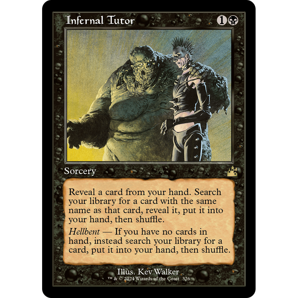 Infernal Tutor (RVR-326) - Ravnica Remastered Foil