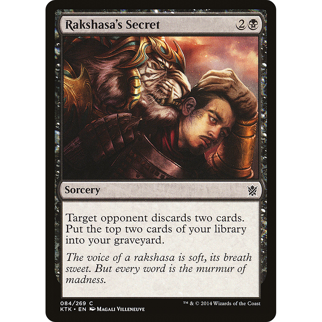 Rakshasa's Secret (KTK-084) - Khans of Tarkir Foil