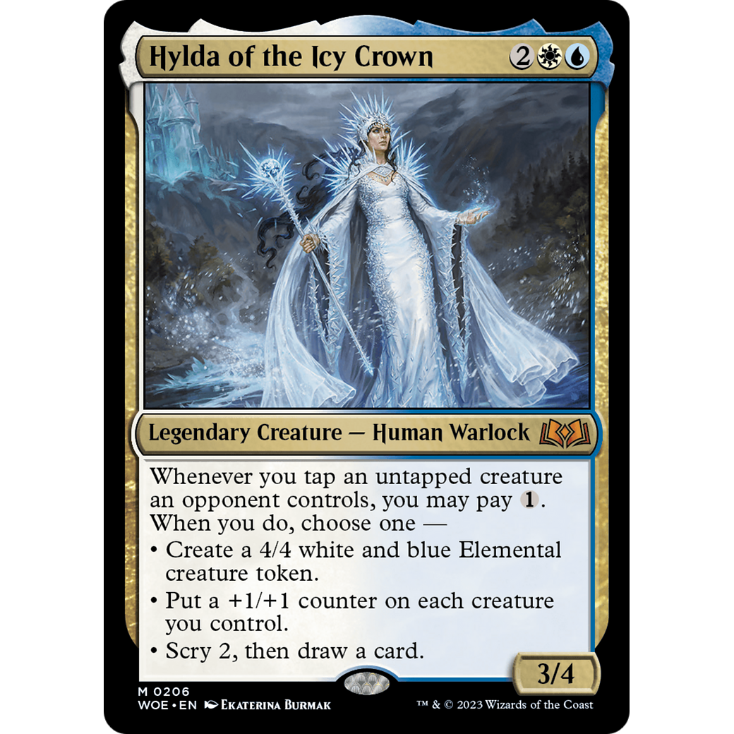 Hylda of the Icy Crown (WOE-206) - Wilds of Eldraine Foil