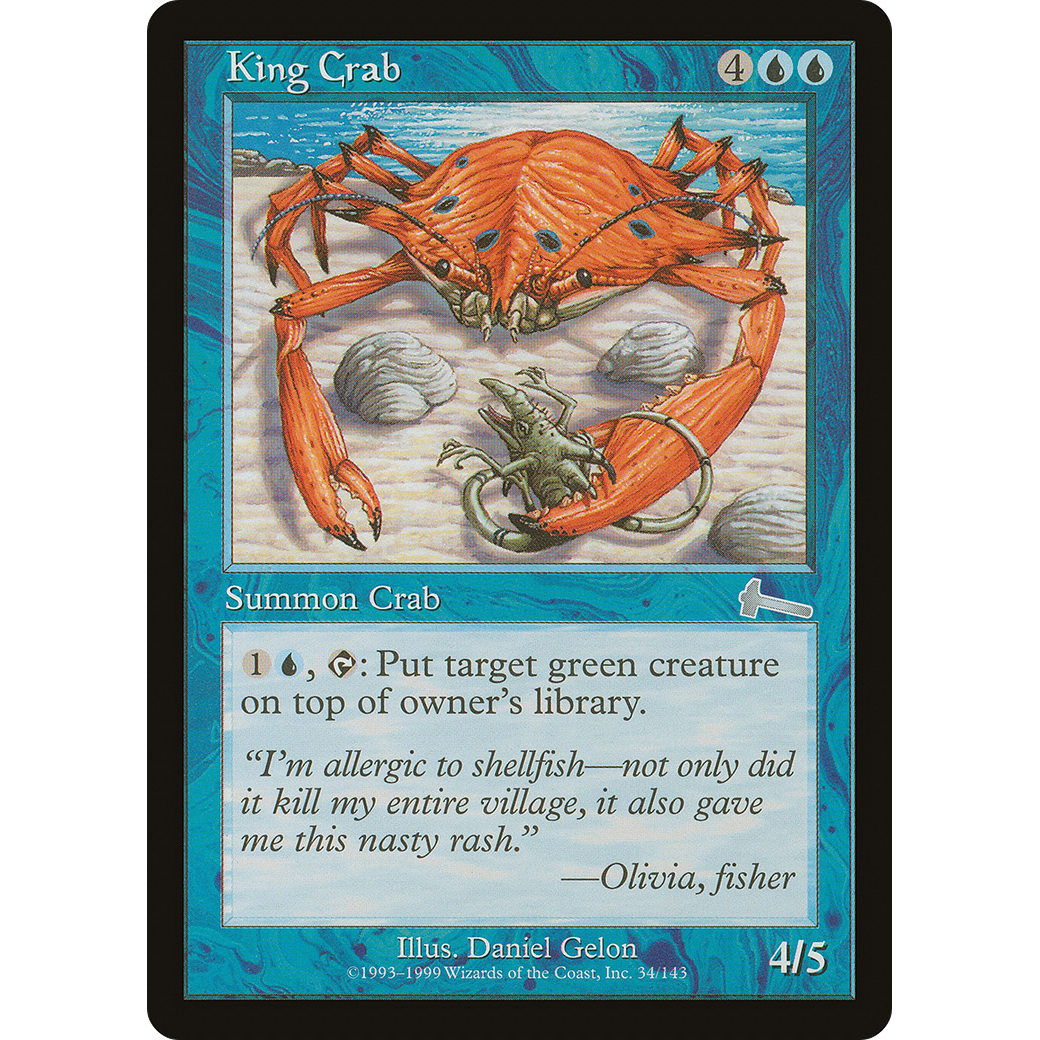 King Crab (ULG-034) - Urza's Legacy Foil