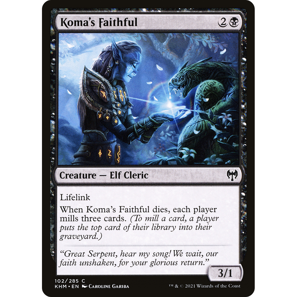 Koma's Faithful (KHM-102) - Kaldheim