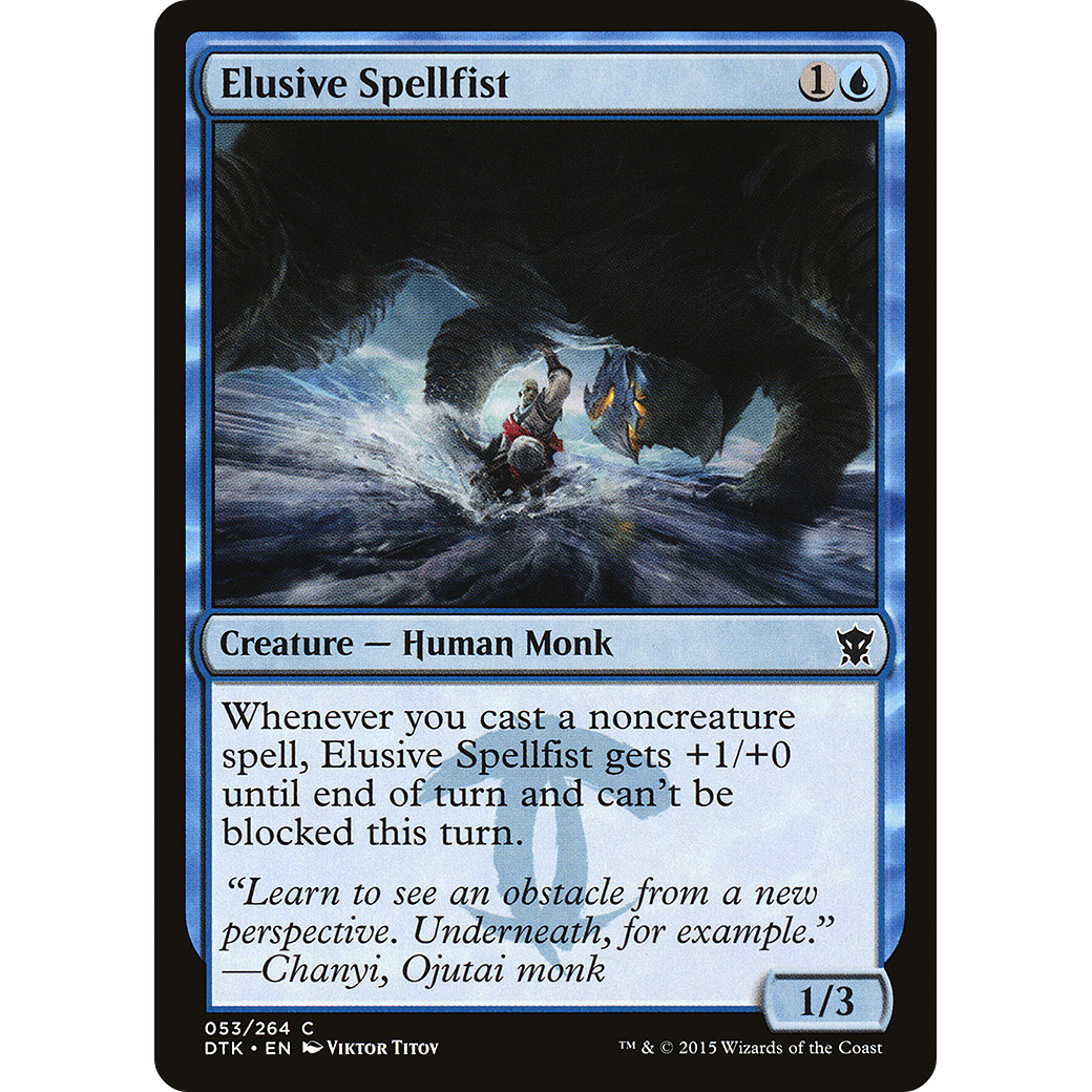Elusive Spellfist (DTK-053) - Dragons of Tarkir Foil