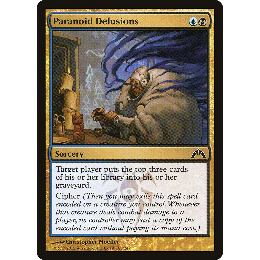 Paranoid Delusions (GTC-186) - Gatecrash Foil