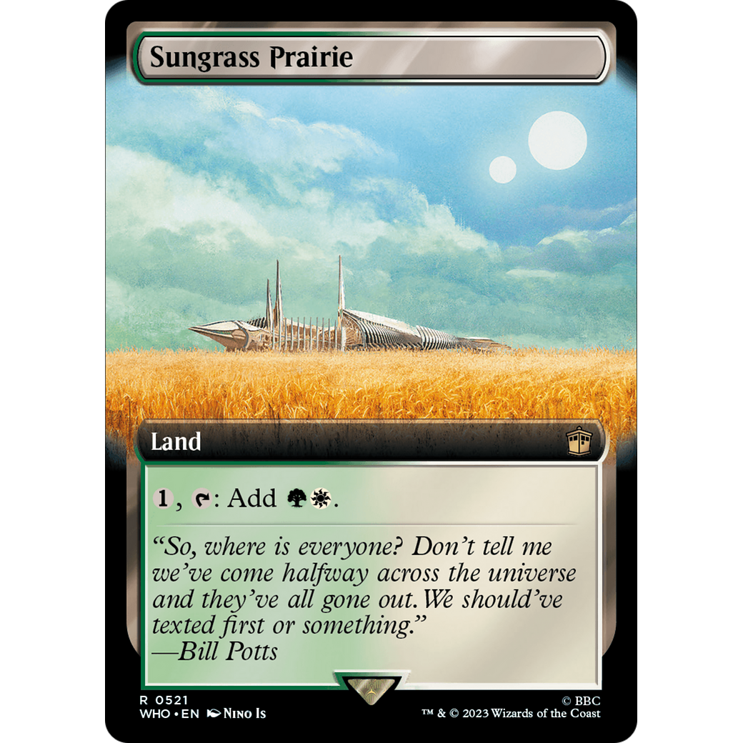 Sungrass Prairie (Extended Art) (WHO-521) - Doctor Who: (Extended Art)