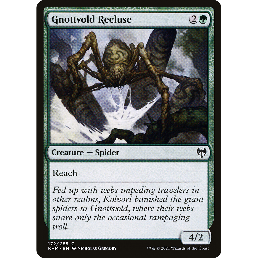 Gnottvold Recluse (KHM-172) - Kaldheim Foil