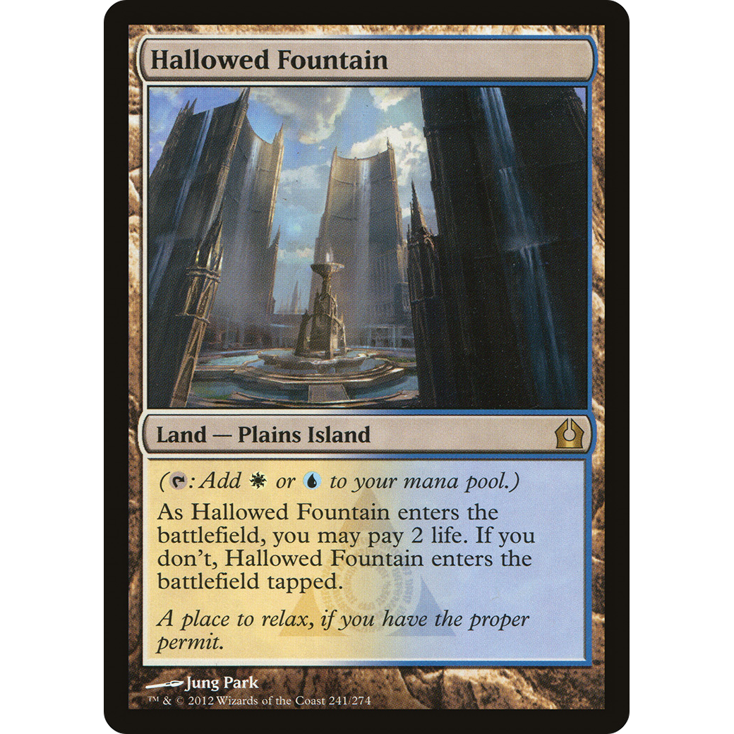 Hallowed Fountain (RTR-241) - Return to Ravnica Foil