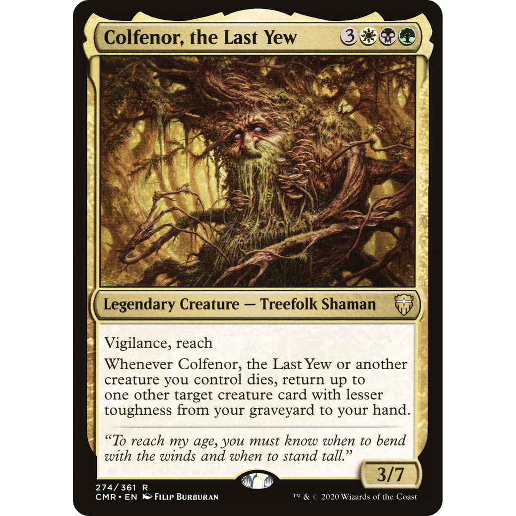 Colfenor, the Last Yew (CMR-274) - Commander Legends