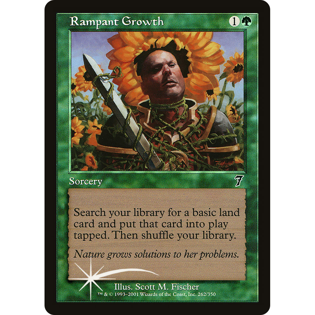 Rampant Growth (7ED-262) - 7th Edition Foil