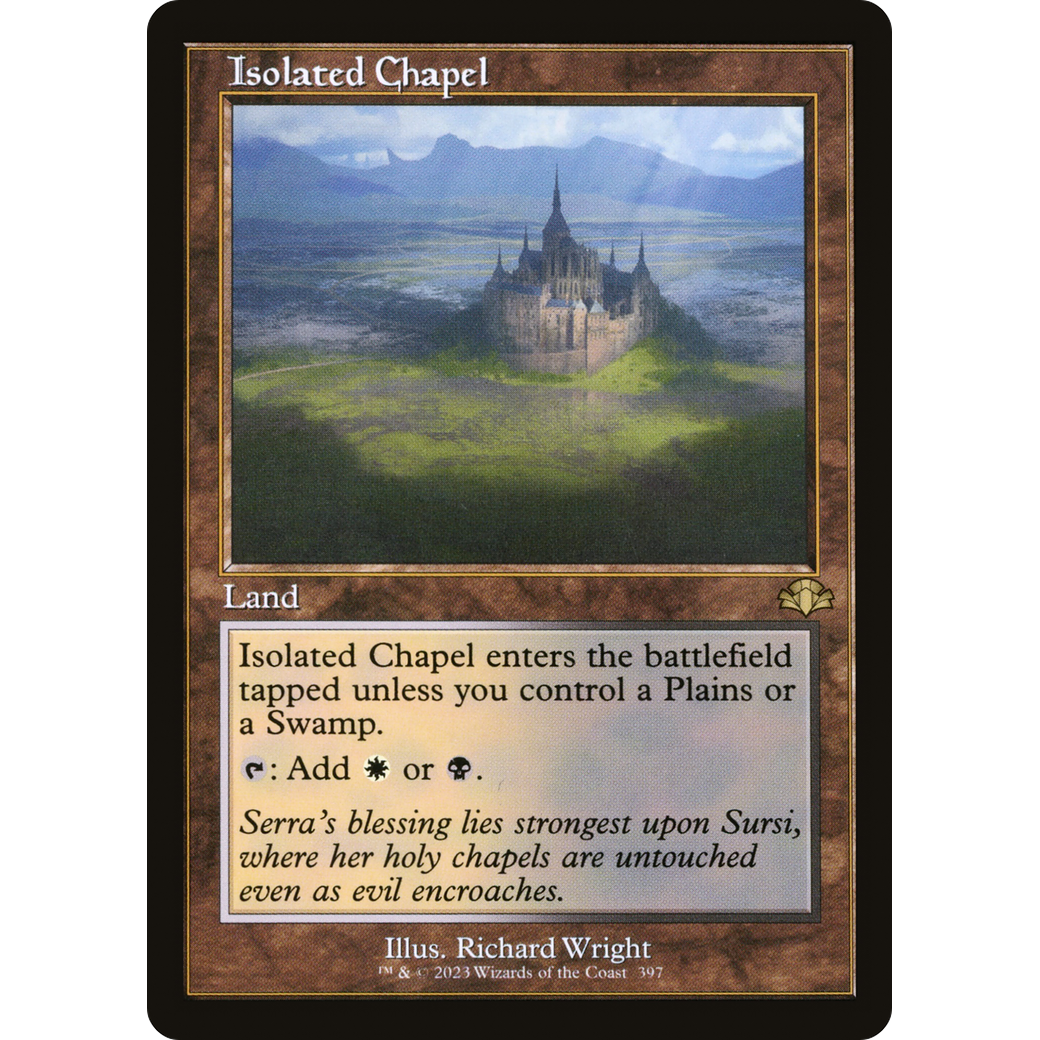 Isolated Chapel (Retro Frame) (DMR-397) - Dominaria Remastered Foil