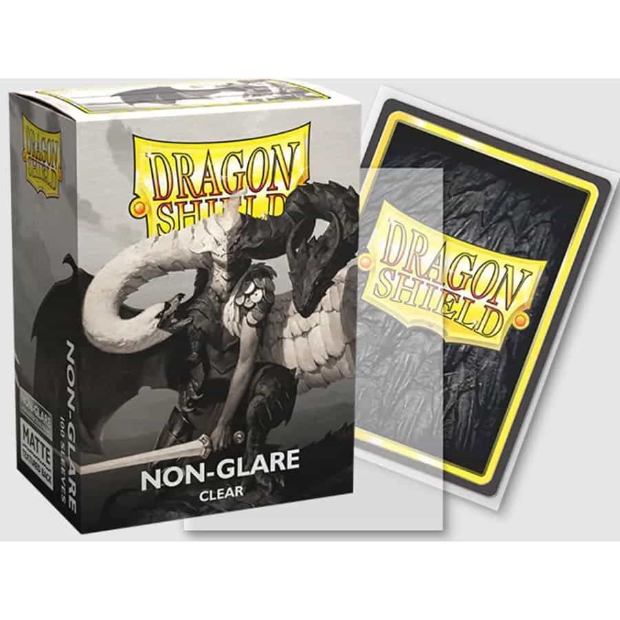 Dragon Shield: Clear Matte V2 Non-Glare Sleeves 100ct