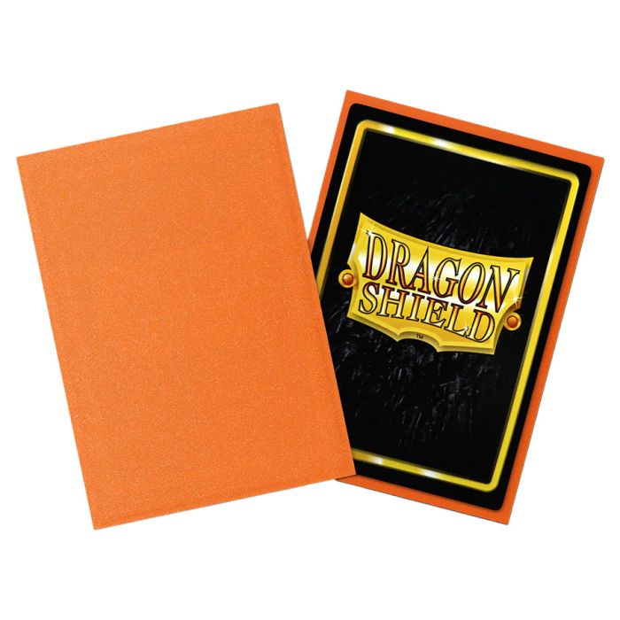 Dragon Shield: Amber Matte 60ct Japanese Size Sleeves